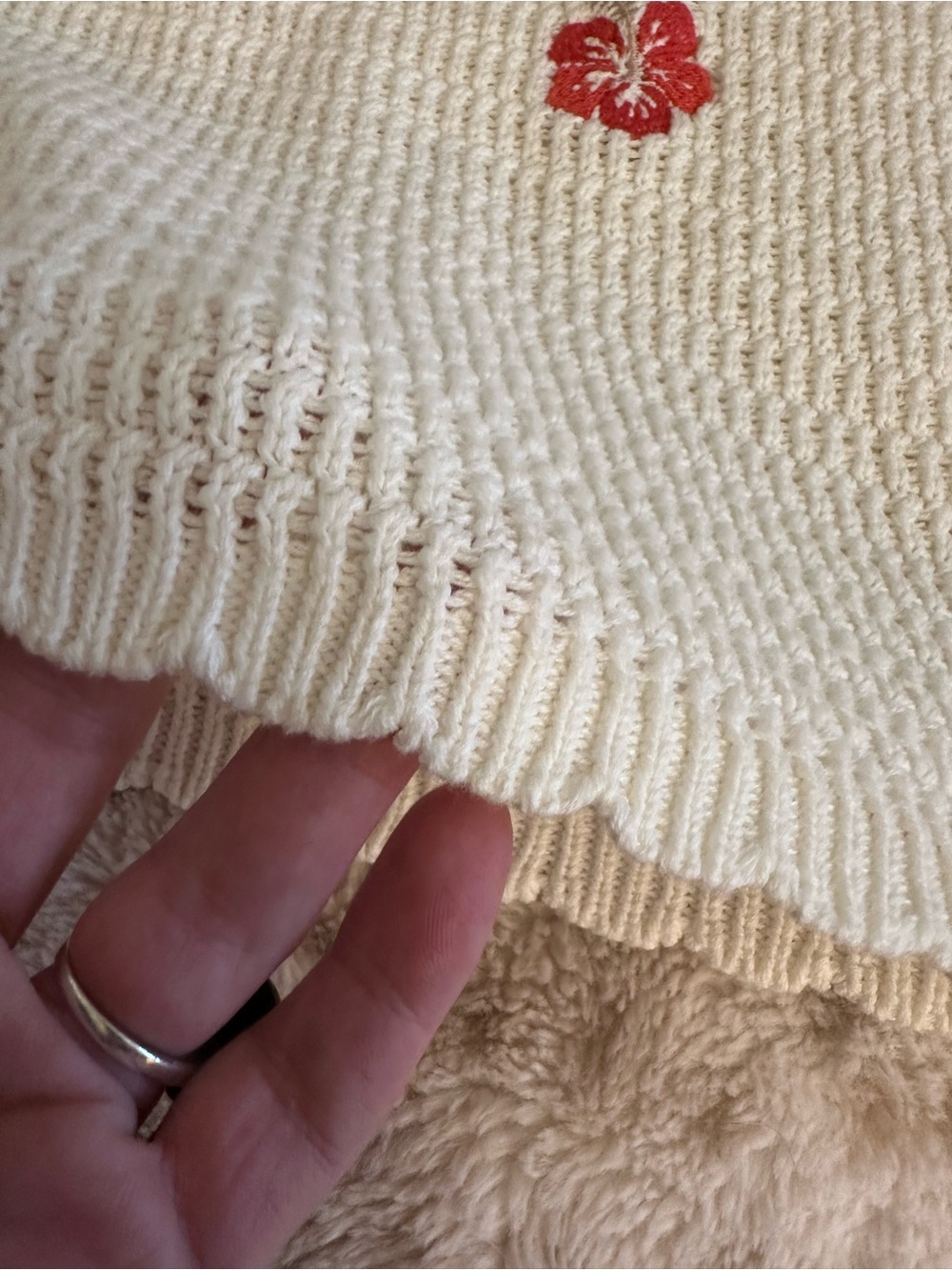 Wild Fable Cream Knit Sweater Top - Picture 9 of 11